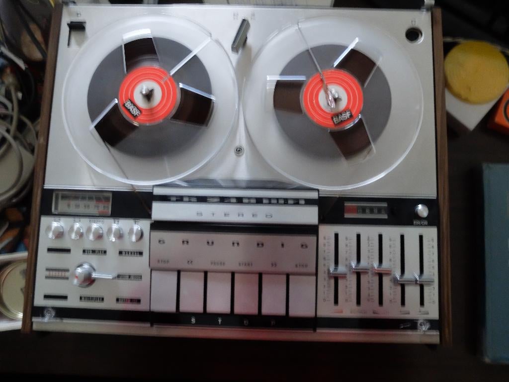 Stereo bandopnemer, Audio, Tv en Foto, Bandrecorder, Ophalen, Bandrecorder, Met banden