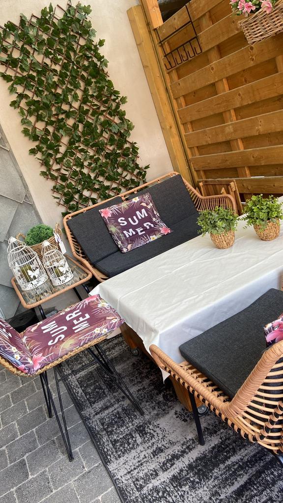 Tuinset meubels zonder kussens, Tuin en Terras, Tuinsets en Loungesets, Ophalen, Zo goed als nieuw, Tuinset