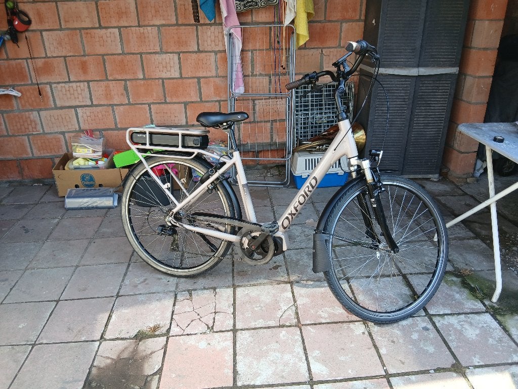 Elektrische damesfiets oxford, Enlèvement, Utilisé, 50 km par batterie ou plus, Autres marques