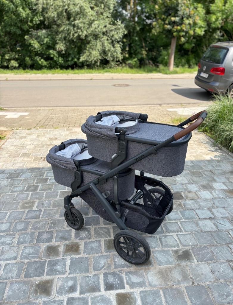 UPPABABY VISTA V2 All-in, Kinderen en Baby's, Zo goed als nieuw, Verstelbare duwstang, Ophalen, Kinderwagen