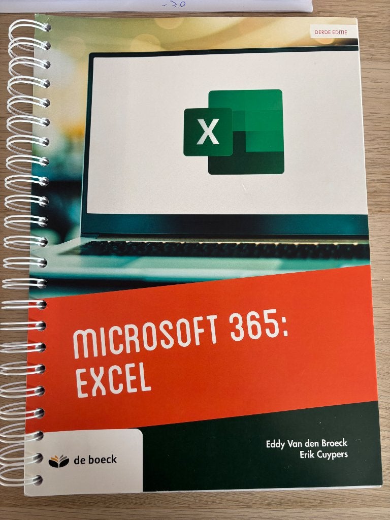Microsoft 365: excel, Boeken, Studieboeken en Cursussen, Ophalen of Verzenden, Zo goed als nieuw, Hogeschool