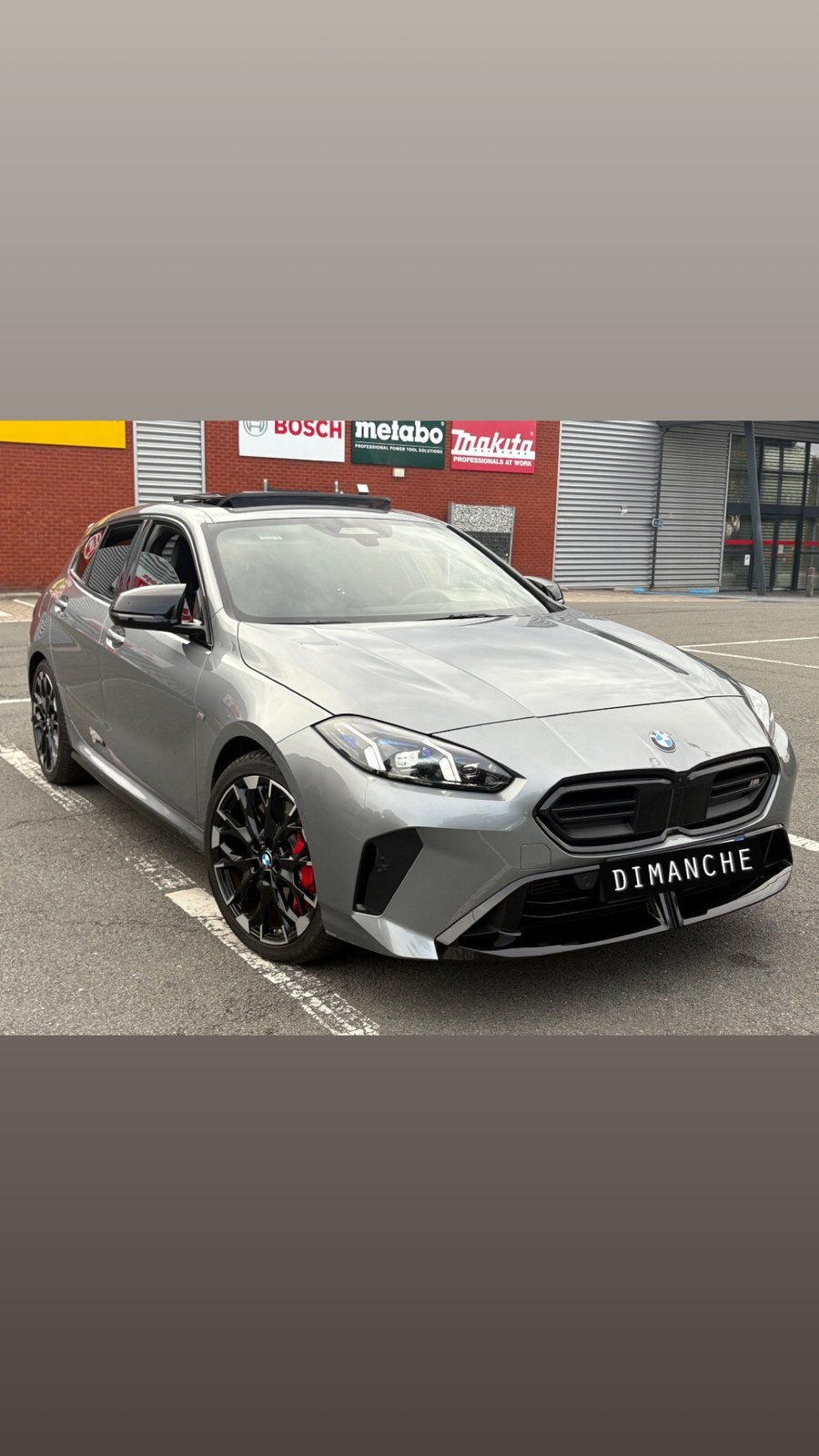 Bmw m135i m performance, Autos, Rouge, Euro 6, Alcantara, Noir