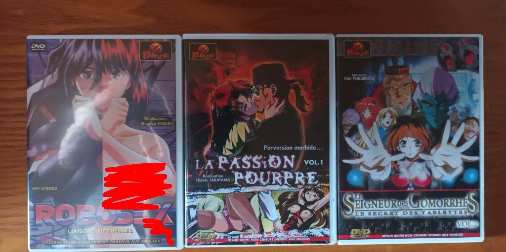 Dvd Banzaï adulte, Enlèvement, Comme neuf