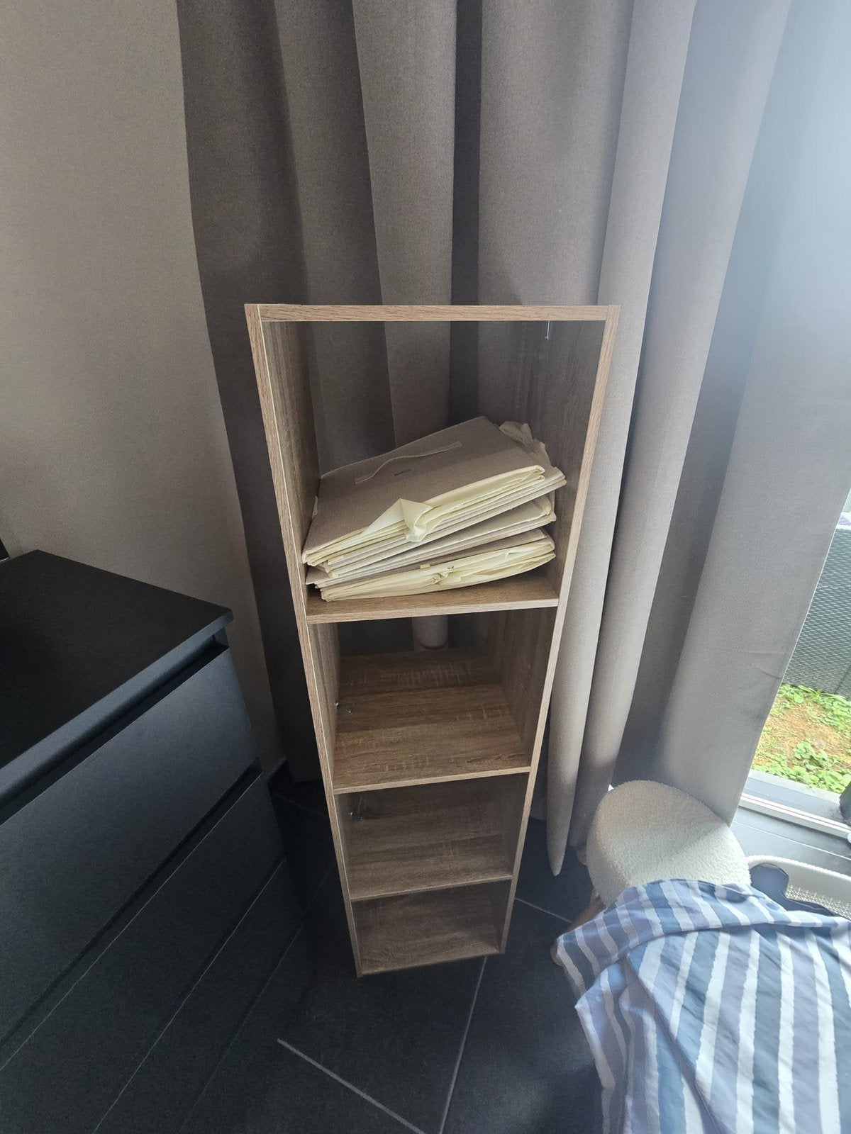 Kast met vakken + bakken, Maison & Meubles, Accessoires pour la Maison | Étagères pour CD & DVD, Enlèvement, Comme neuf