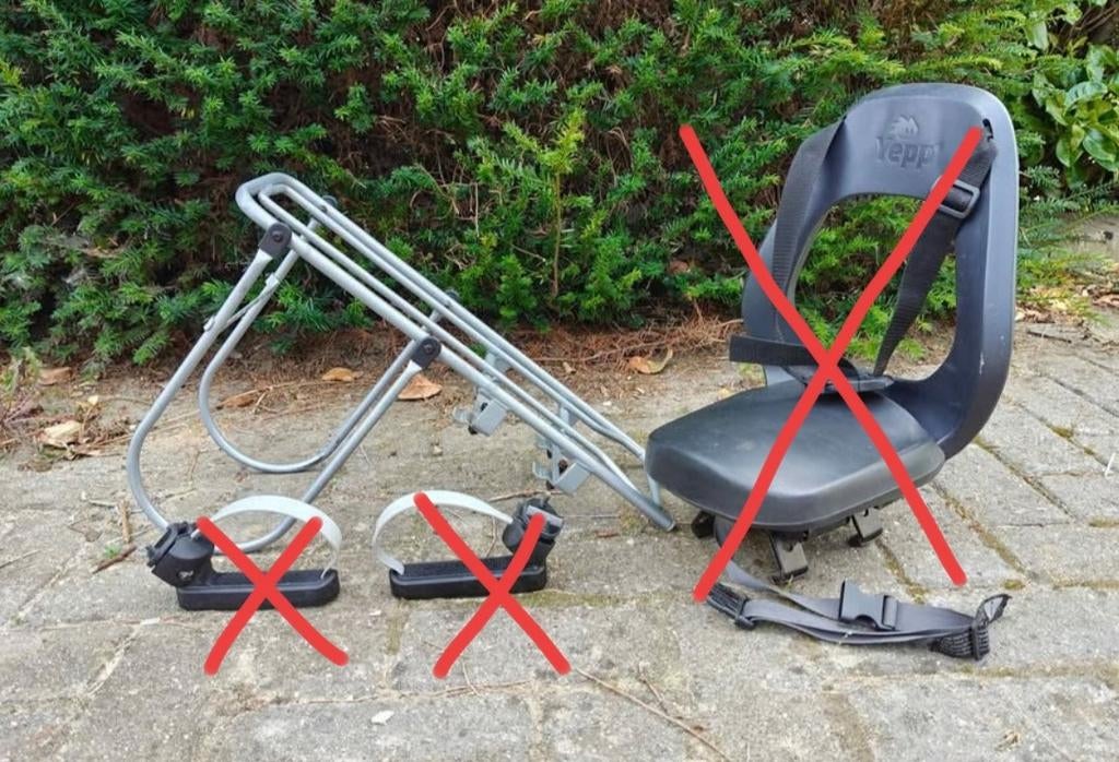 Yepp Easyfitdrager XL, Fietsen en Brommers, Ophalen
