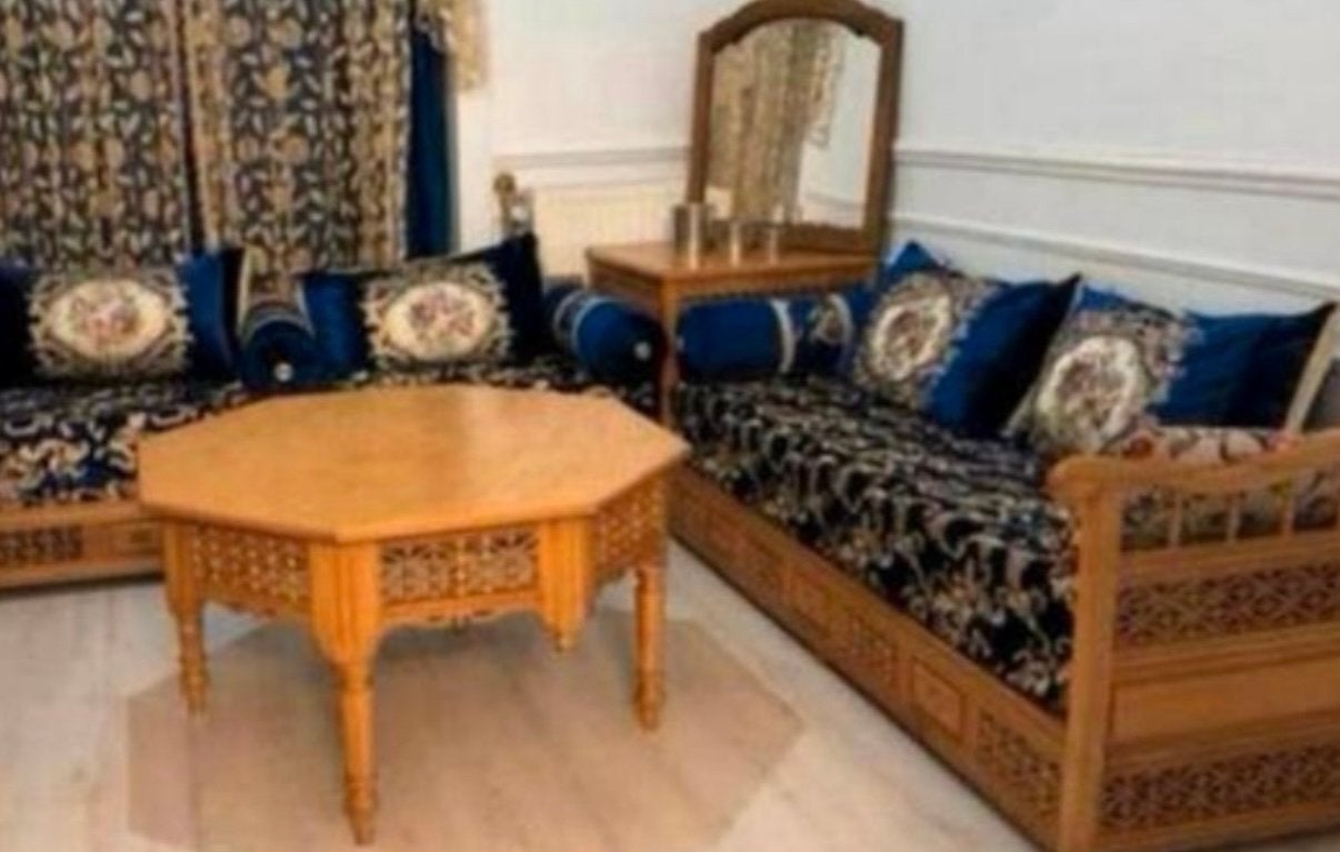 Seddari marocain en bois, Maison & Meubles, Enlèvement ou Envoi