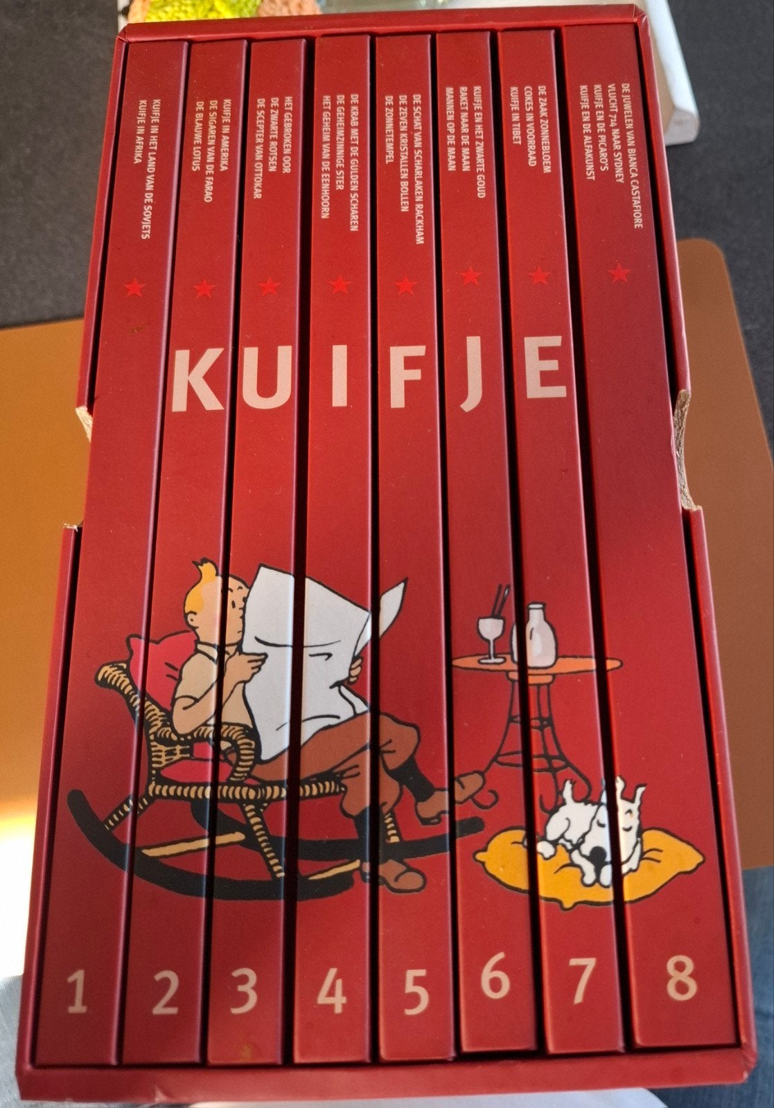 box van Kuifje, Ophalen of Verzenden, Zo goed als nieuw