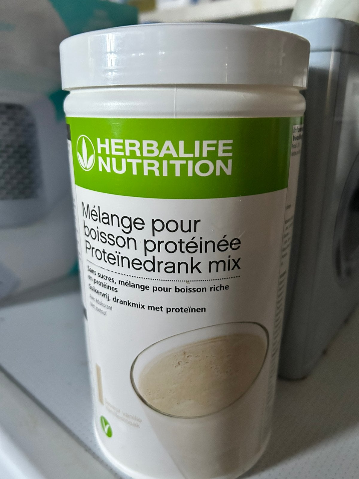 Herbalife poeder vanille, Ophalen of Verzenden, Zo goed als nieuw
