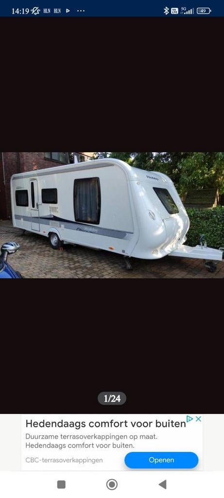 Hobby 560 uff excelent, Caravans en Kamperen, Caravans, Rondzit, Hobby, Kachel, Particulier