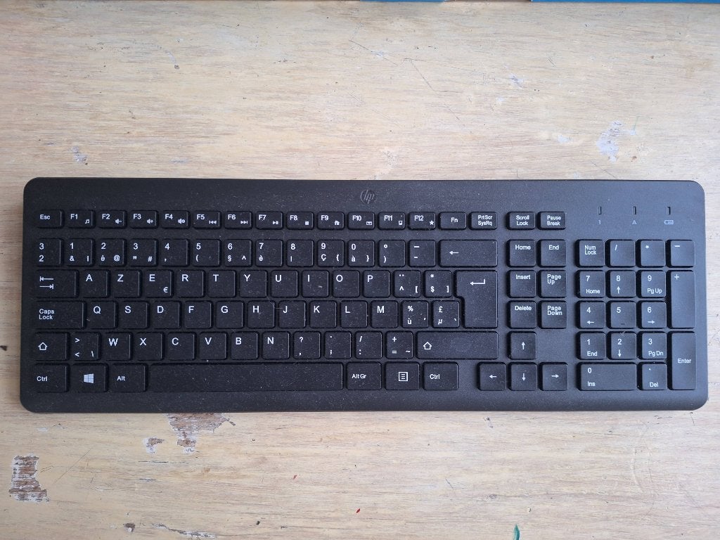 Keyboard and Mouse, Azerty, Comme neuf, Enlèvement, HP