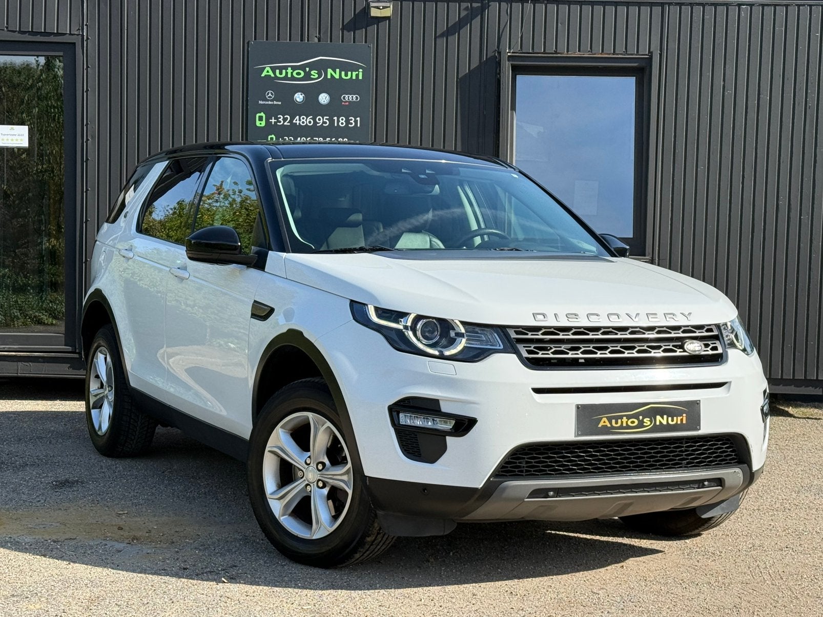 Land rover discovery sport 2.0d 2017 diesel automaat pano, Auto's, Automaat, Wit, Leder, Bedrijf