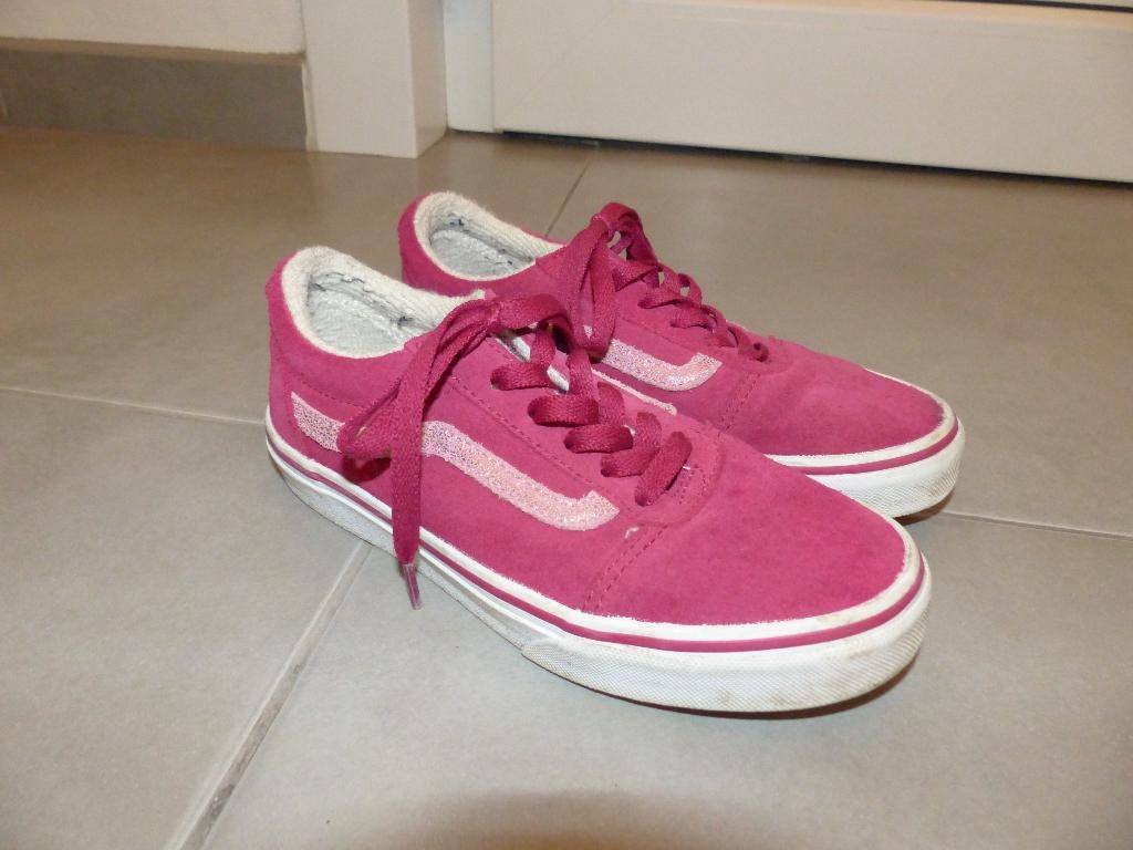 Vans roze schoentjes - meisje - maat 33, Kinderen en Baby's, Schoenen, Ophalen of Verzenden, Zo goed als nieuw, Vans