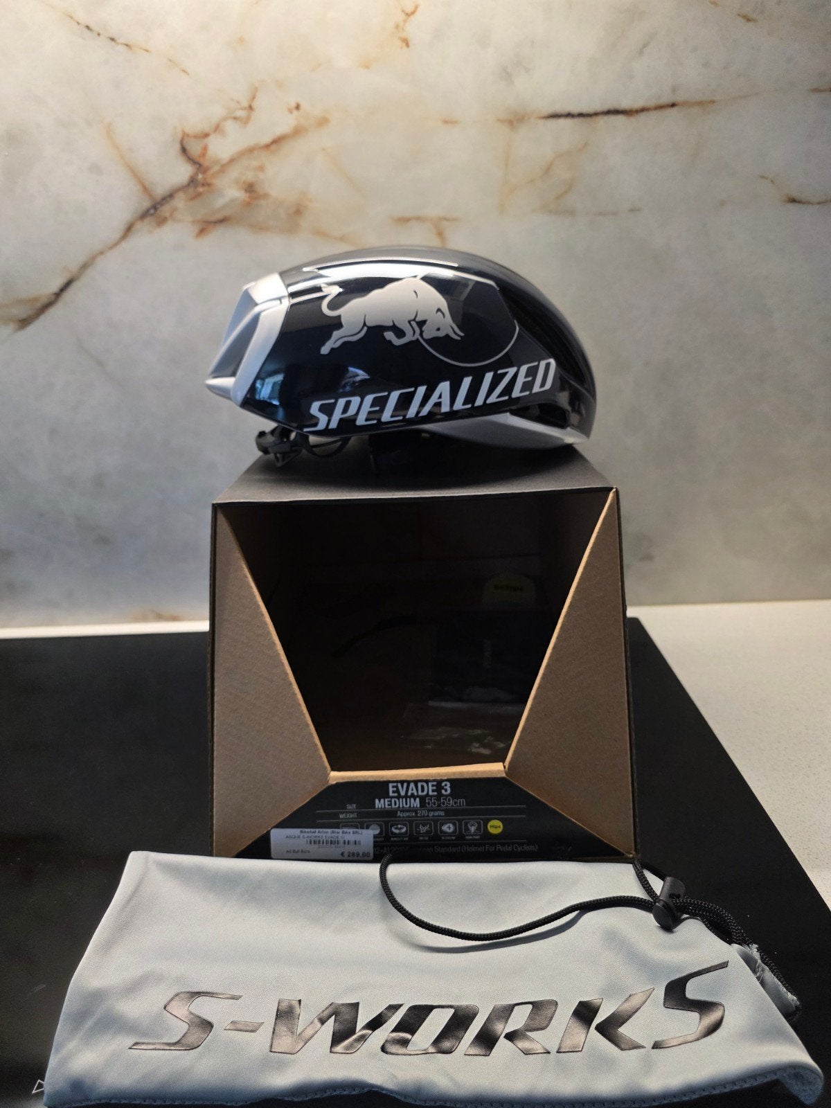 Specialized S-Works Evade 3 Red Bull BORA – MIPS – M – Zeldz, Ophalen, M, Specialized s-works, Zo goed als nieuw