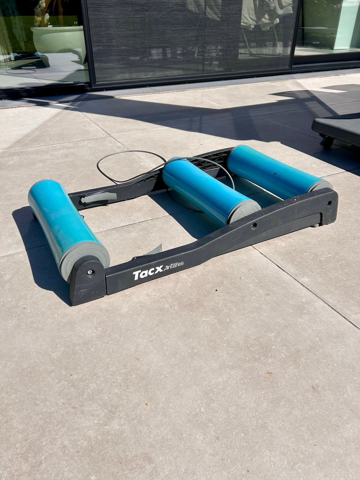 Tacx FietstrainerSet, Antares Rollenbank, Satori Rollertrack, Fietsen en Brommers, Ophalen, Gebruikt