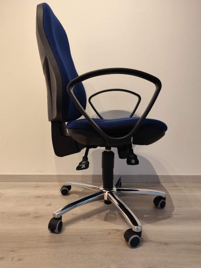 Siège de bureau, Comme neuf, Enlèvement, Bleu, Chaise de bureau