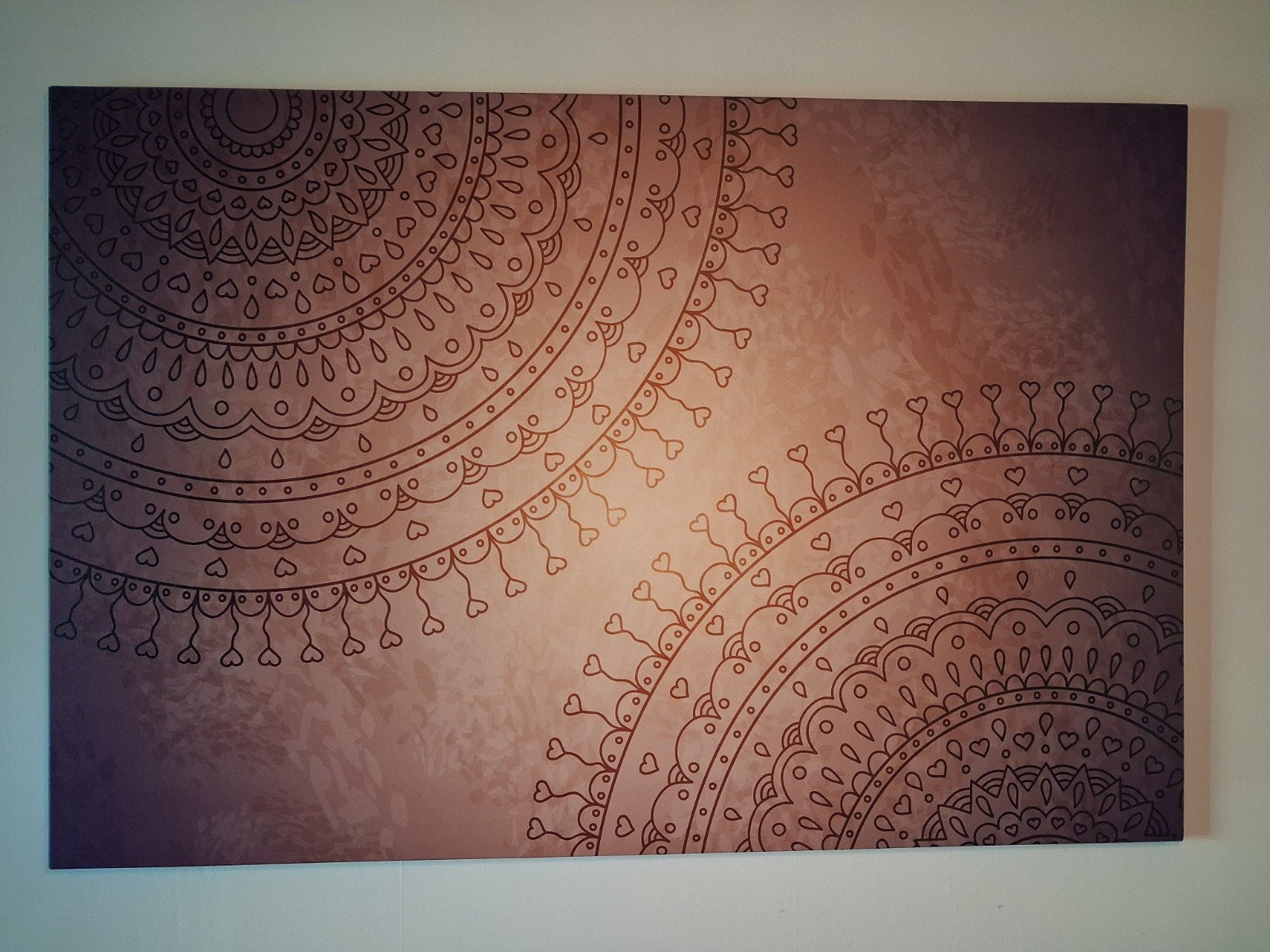 mandala muurdecoratie 150 x 100, Antiek en Kunst, Ophalen