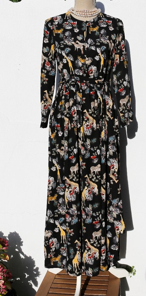 Prachtige nieuwe lange jurk - maat S (of M), Kleding | Dames, Zwart, Lumina, Ophalen of Verzenden, Zo goed als nieuw