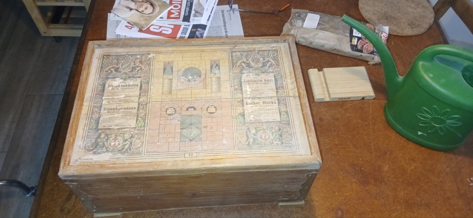 Boîte de construction  "Ancre", Antiek en Kunst, Antiek | Speelgoed, Ophalen