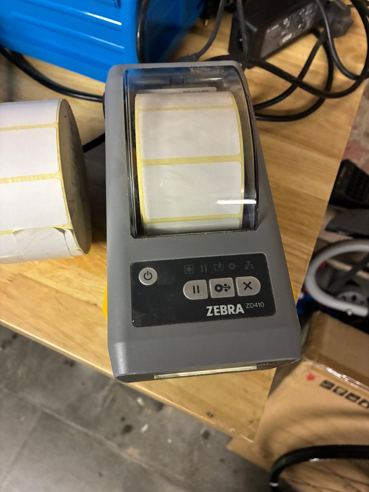 Zebra label printer + 2 rollen, Computers en Software, Labelprinters, Ophalen, Zo goed als nieuw
