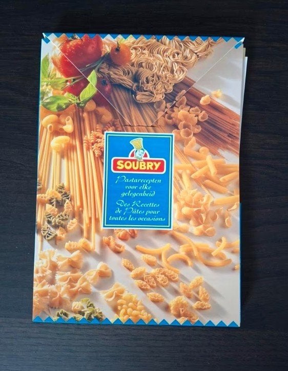 Nieuw: Doos met 20 pastarecepten op steekkaarten (Soubry), Ophalen of Verzenden, Nieuw