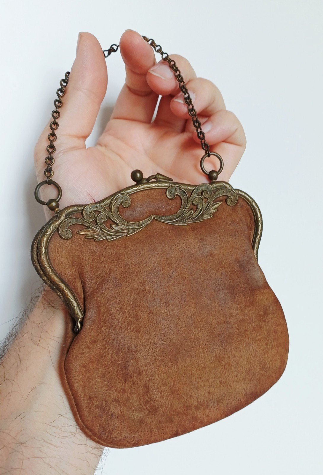Sac Art nouveau, Enlèvement ou Envoi, Brun