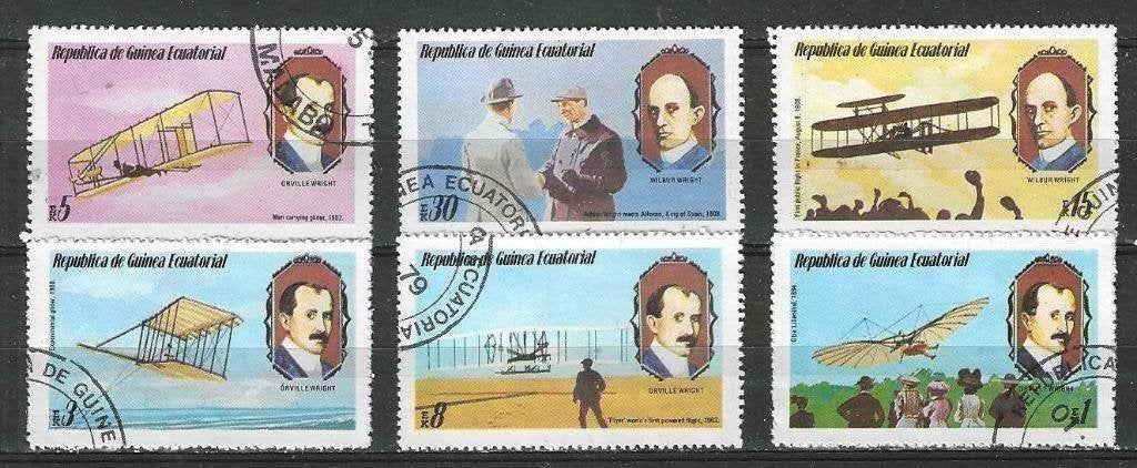 Equatoriaal Guinea 1979 - Yvert zn - Piloten (ST), Verzenden, Gestempeld