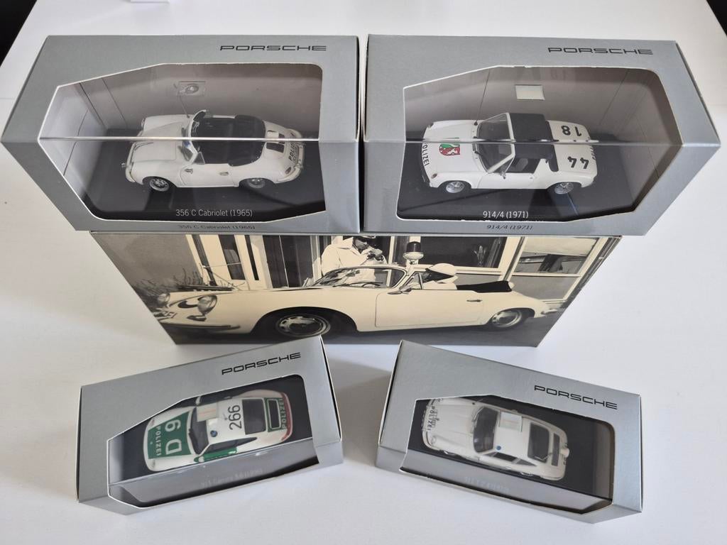 Minichamps 1/43 Porsche History Collection Police Cars, Hobby en Vrije tijd, Ophalen of Verzenden, Zo goed als nieuw, Auto, MiniChamps