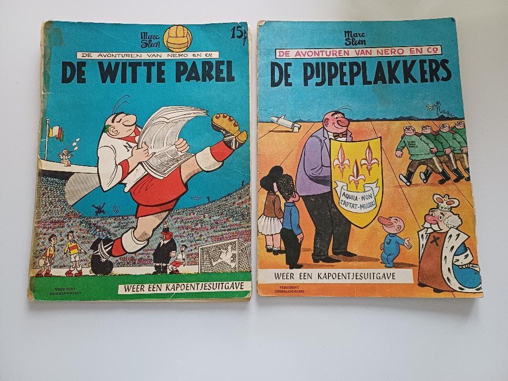 2 Vintage strips 'De avonturen van Nero en Co' eerste druk, Livres, BD | Comics, Utilisé, Plusieurs comics, Autres régions, Enlèvement ou Envoi