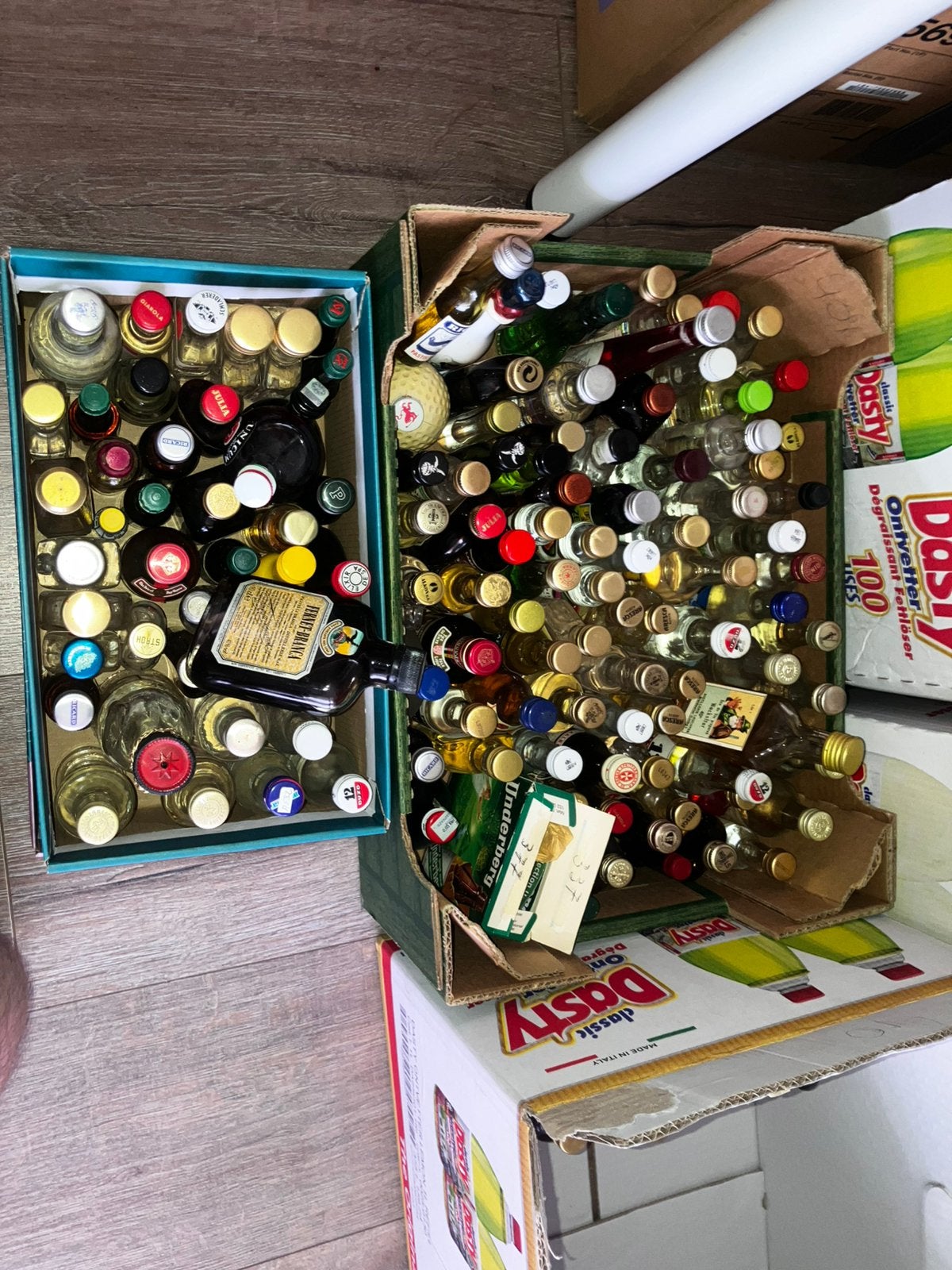 Mini drank flesjes, Verzamelen, Ophalen