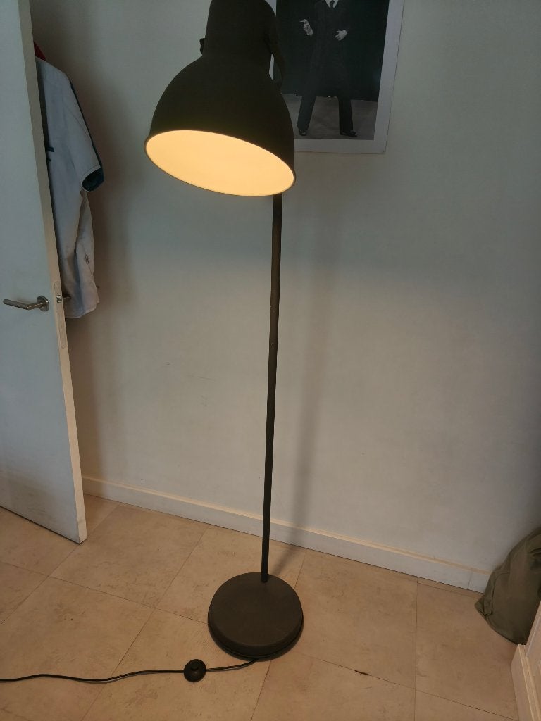 Staande lamp, Industrieel, Zo goed als nieuw, Ophalen, Metaal