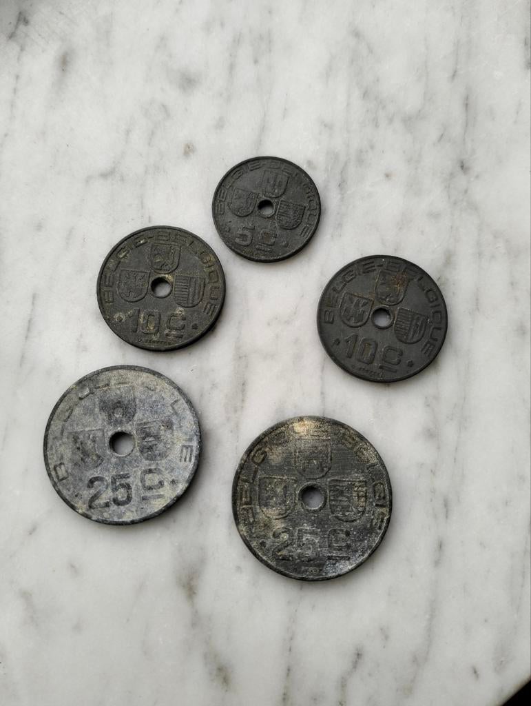 België,  10 Cent en 25 Cent, Postzegels en Munten, Munten | België, Ophalen of Verzenden