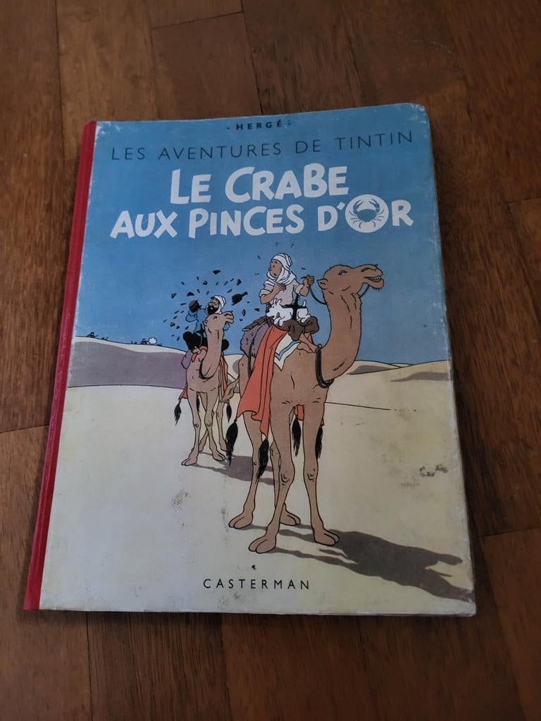 Kuifje Tintin Le Crabe aux Pinces d'Or A22 eerste kleurenedi, Ophalen of Verzenden