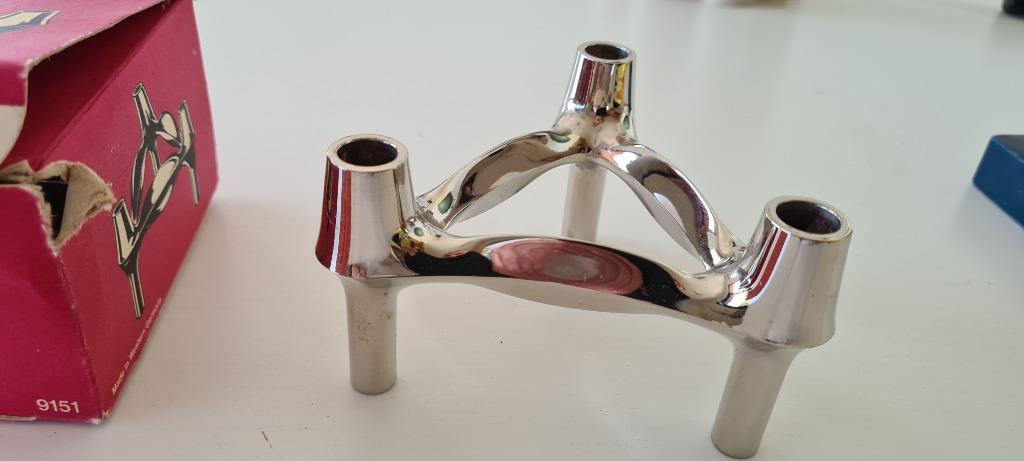 Vintage Combi-Leucher (BMF) Candle Holder & Box- Mid-Century, Ophalen of Verzenden