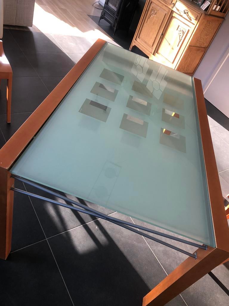 Eettafel Ligne Roset, Huis en Inrichting, Tafels | Eettafels, Ophalen, Zo goed als nieuw