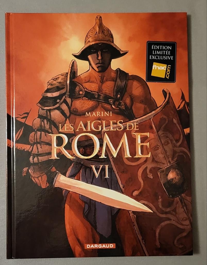 Aigles de Rome 6 édition spéciale Fnac dédicacée Marini, Livres, BD, Neuf, Enlèvement ou Envoi, Marini, Une BD