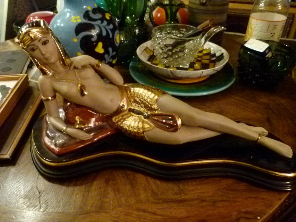 vintage Cleopatra figuur Marco Giner, Huis en Inrichting, Ophalen, Zo goed als nieuw