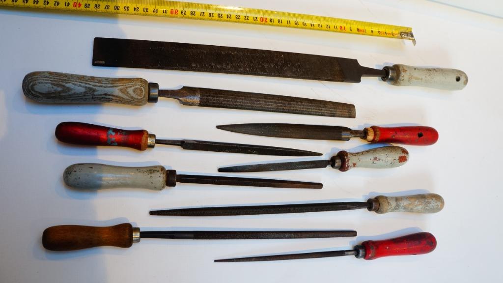Bundel oude metalen vijlen, Antiek en Kunst, Antiek | Gereedschap en Instrumenten, Ophalen of Verzenden