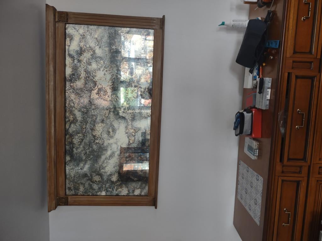 Miroir antique très rare belle dimensions cadre d'origine !, Antiquités & Art, Antiquités | Miroirs, Enlèvement, Rectangulaire