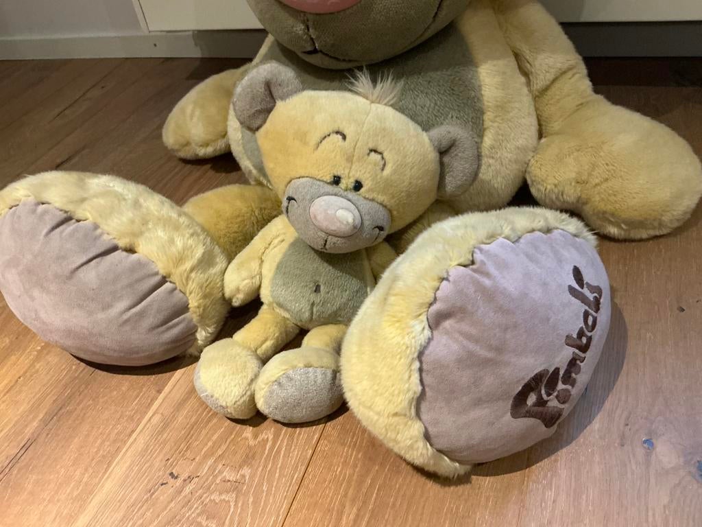 Peluche Pimboli, Kinderen en Baby's, Speelgoed | Knuffels en Pluche, Ophalen of Verzenden, Zo goed als nieuw, Beer