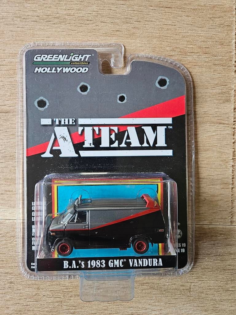Van The A Team (gmc vandura) Greenlight (hotwheels), Ophalen of Verzenden