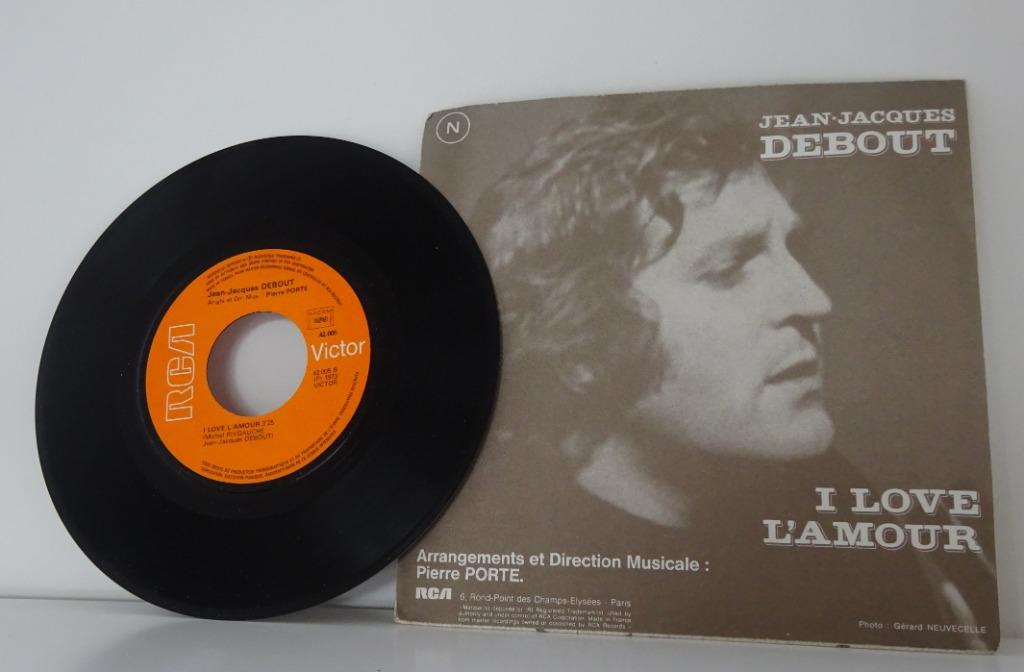 Jean-Jacques Debout - Redeviens Virginie + I Love L'amour, Ophalen of Verzenden, Zo goed als nieuw, Overige formaten