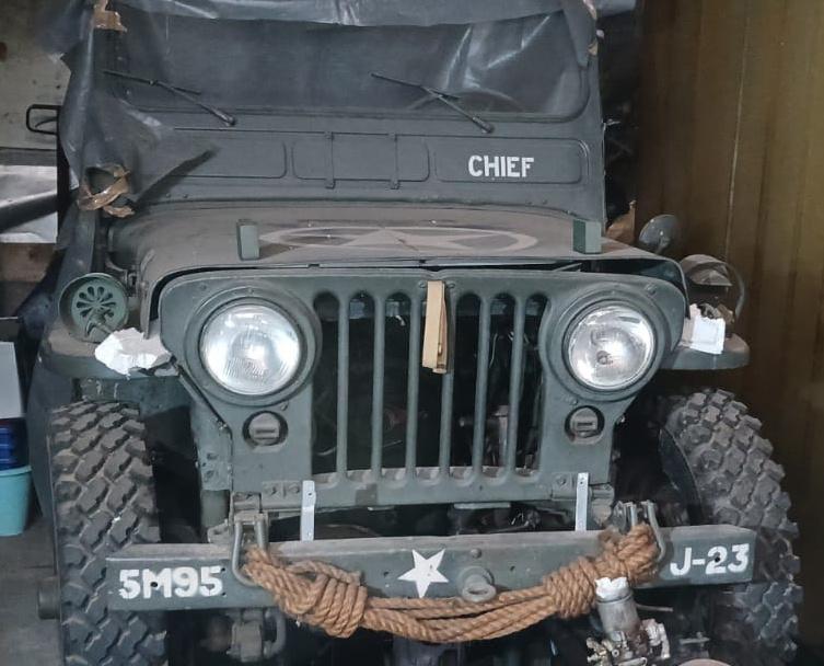 Jeep Willys Oldtimer uit 1952, Ophalen, Gebruikt, Jeep