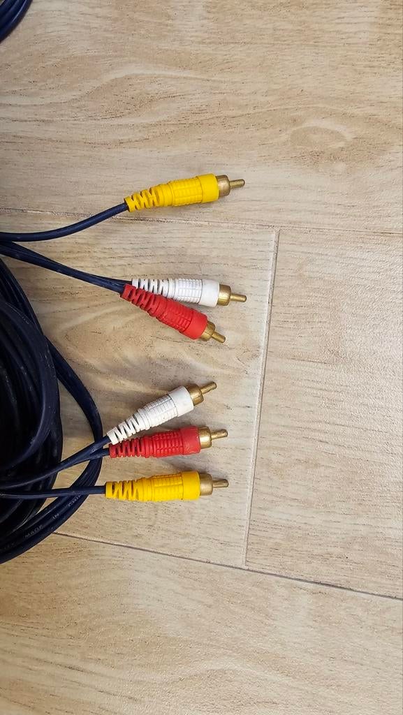 Câble vidéo audio RCA 25m, Enlèvement ou Envoi, Comme neuf