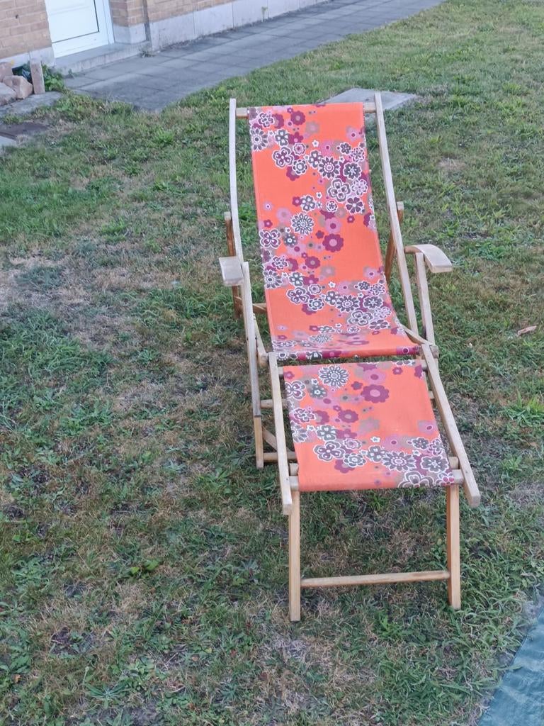 Chaise de plage vintage, Enlèvement, Utilisé