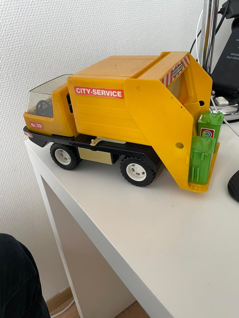 Camion poubelle Playmobil vintage, Enlèvement ou Envoi, Comme neuf