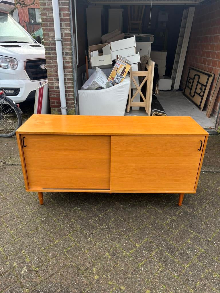 Houten buffetkast Maison du Monde, Huis en Inrichting, Ophalen, Met plank(en), 150 tot 200 cm, Zo goed als nieuw