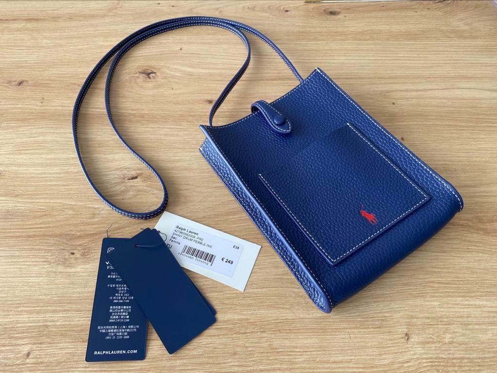 Petit sac bleu marine Ralph Lauren, Enlèvement ou Envoi, Neuf, Bleu, Sac à bandoulière