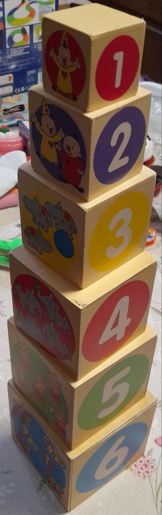 Bumba houten toren (1), Kinderen en Baby's, Speelgoed | Houten speelgoed, Ophalen of Verzenden