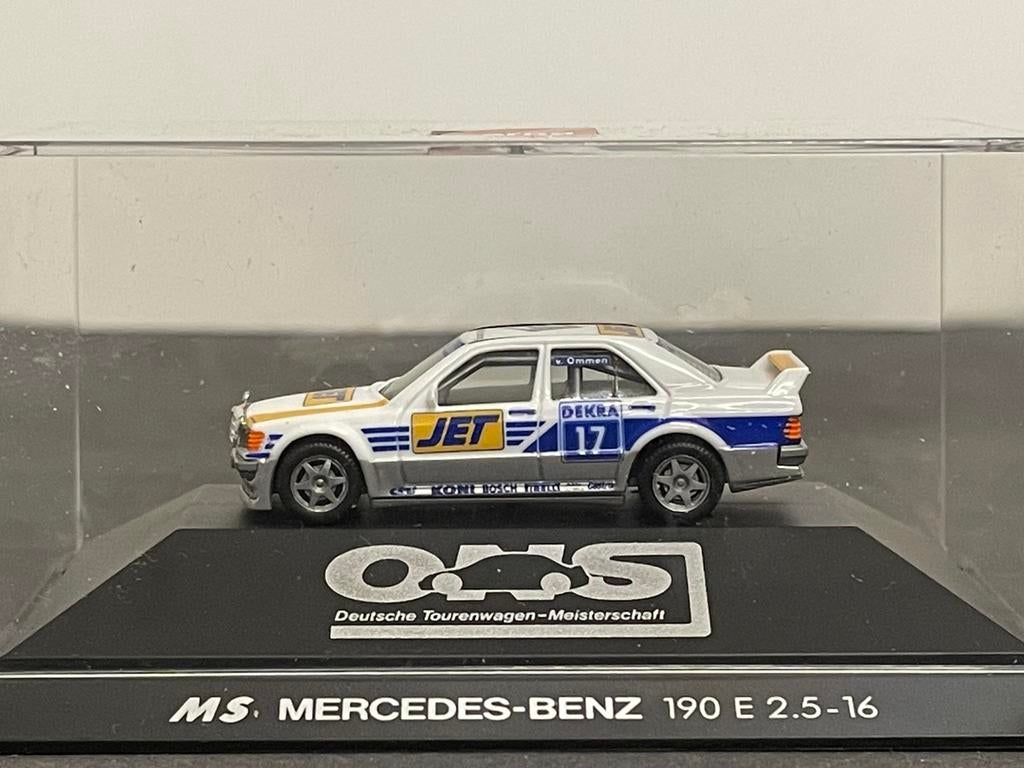 Herpa MB 290E 2.5-16 Evo I startnr.17 PC-box, Ophalen of Verzenden, Zo goed als nieuw, Auto, Herpa