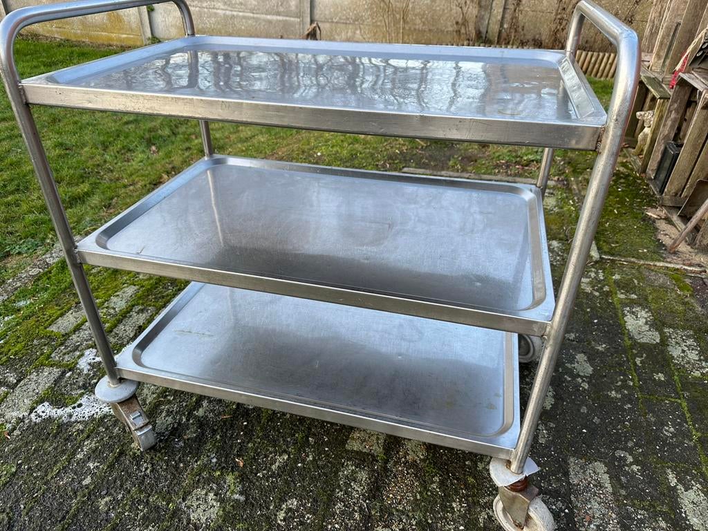 Horeca karretje, Doe-het-zelf en Bouw, Transportwagens, 100 liter of meer, Ophalen, Gebruikt, Overige typen